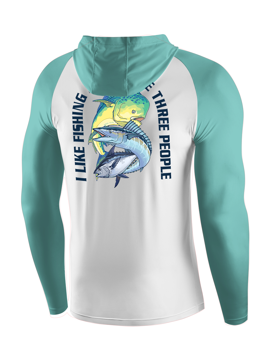 I Like Fishing And Maybe 3 People UPF Hoodie