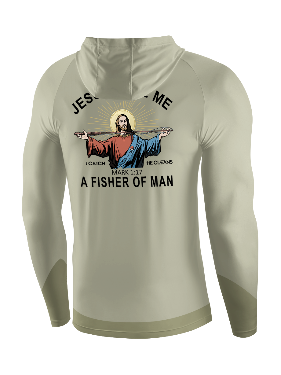 Jesus Made Me a Fisher of Men UPF Hoodie