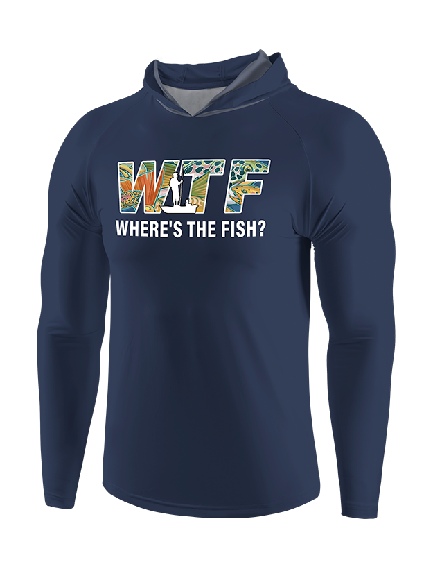 Where is The Fish Funny UPF Hoodie