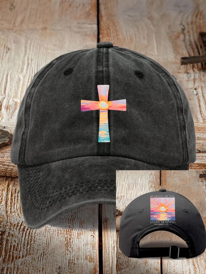 His Mercies Are New Every Morning Feeling Print Baseball Cap