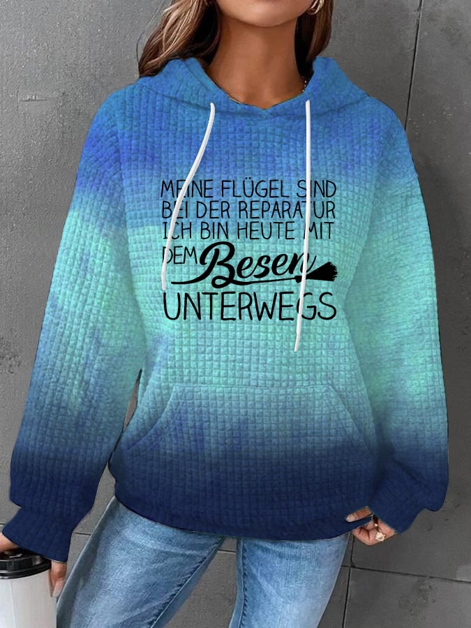 "Meine Flügel sind bei der Reparatur ..." Sweatshirt