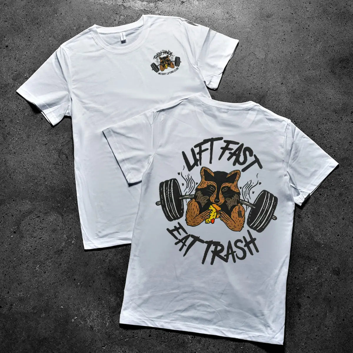 Trash Panda Weight Lifting Club Printed Men's T-shirt