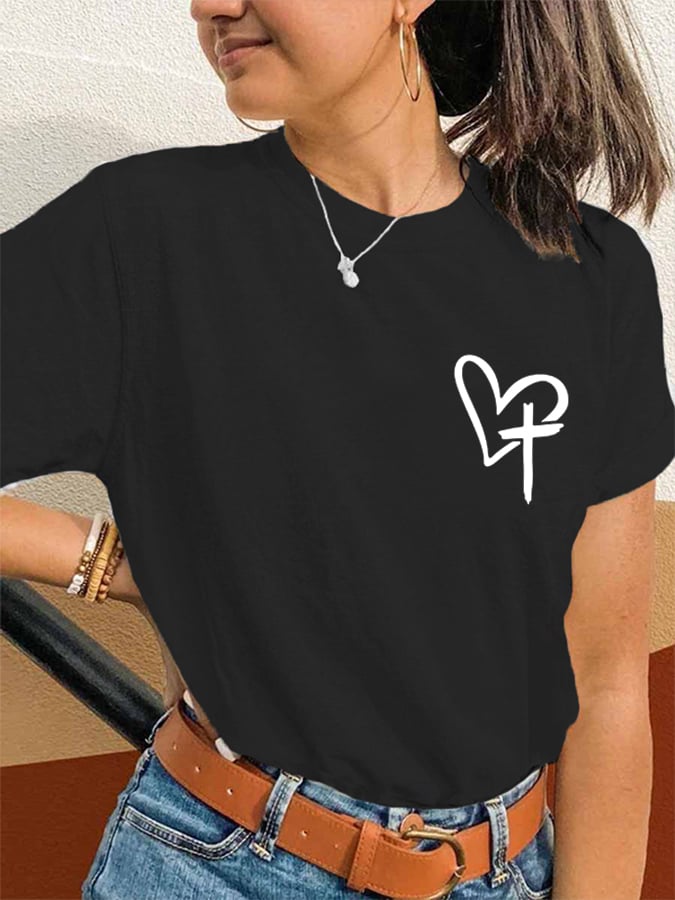 Women's Jesus Has My Back Casual Tee