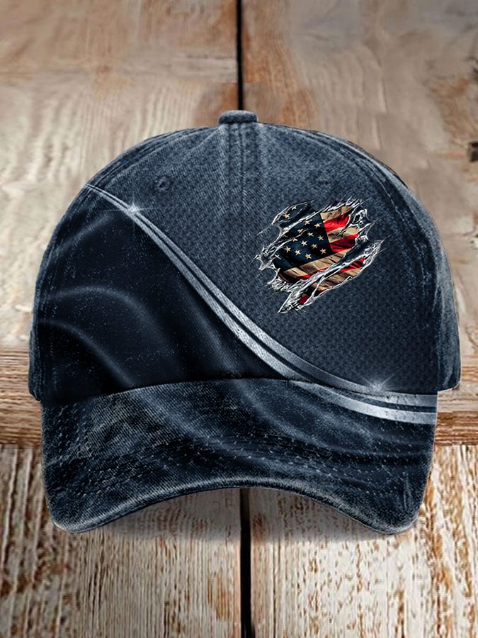 Men's Casual Independence Day Printed Baseball Cap