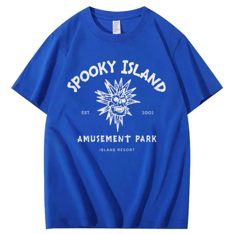 Spooky Island Halloween 100% Cotton T-Shirt
