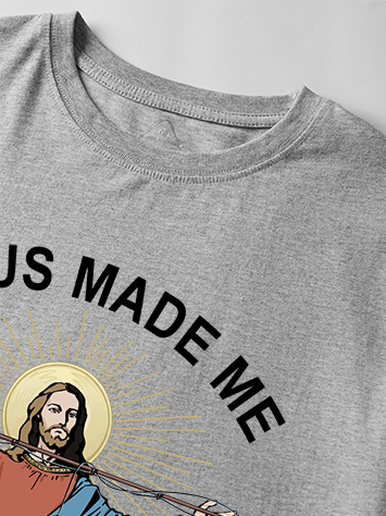 Jesus Made Me a Fisher of Men Unisex Classic Cotton Tee
