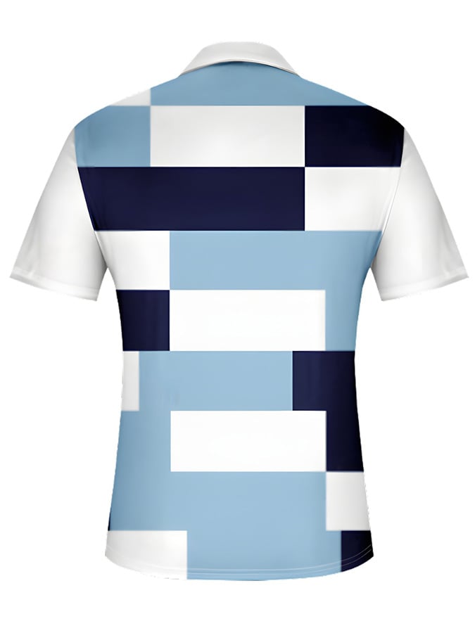 Modisches, lässiges Poloshirt mit Aufdruck für Herren