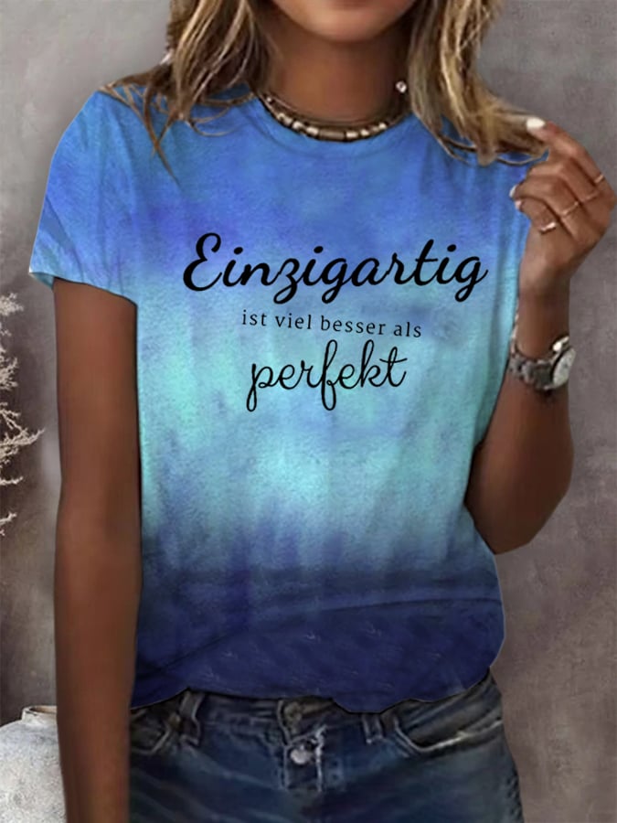 Einzigartig ist viel besser als perfekt' Männer T-Shirt