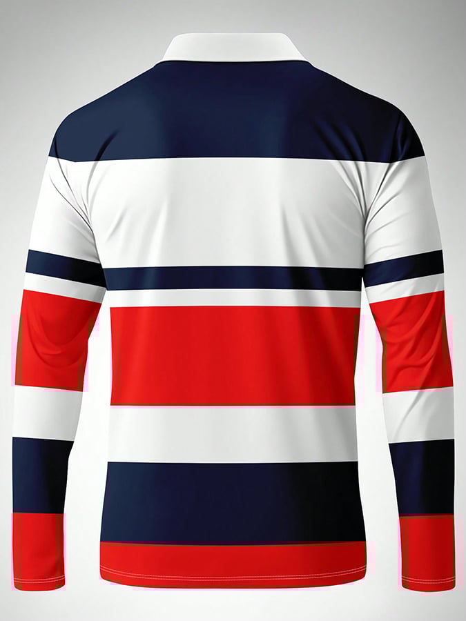 Lässiges Poloshirt für Herren mit Buchstabendruck