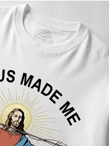 Jesus Made Me a Fisher of Men Unisex Classic Cotton Tee