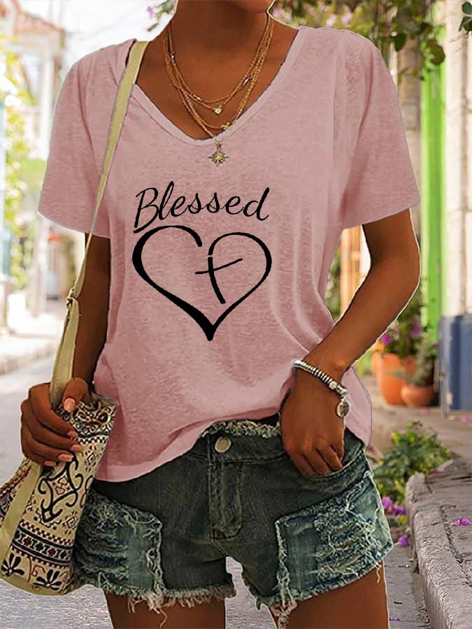 Women's jesus has my back reversible print t-shirt