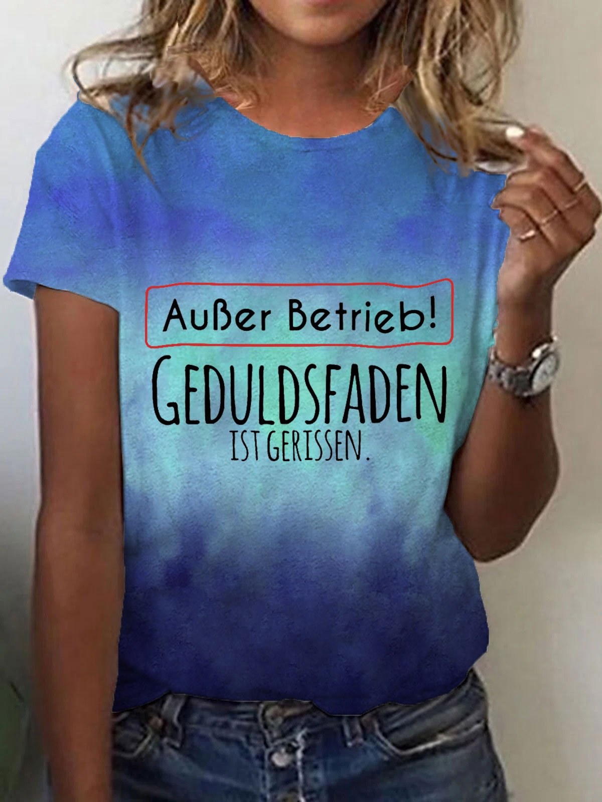 Women's Ausser Betrieb Print T-Shirt