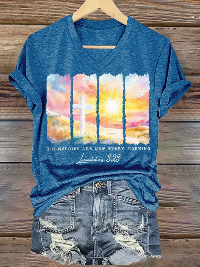 Women's His Mercies Are New Every Morning Feeling T-Shirt