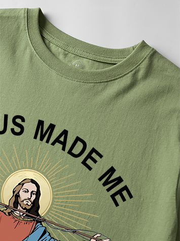 Jesus Made Me a Fisher of Men Unisex Classic Cotton Tee