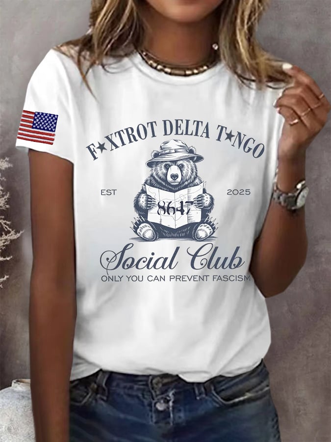 Women's FDT Print Casual T-shirt
