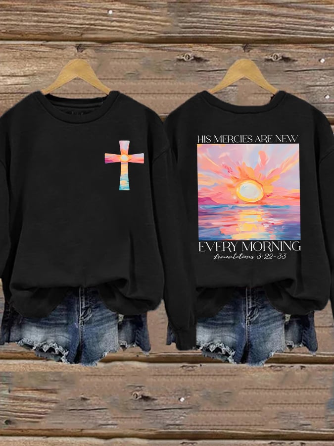 Women's His Mercies Are New Every Morning Feeling Sweatshirt