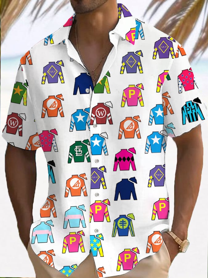 Men's Derby Day Apparel Printed Shirt