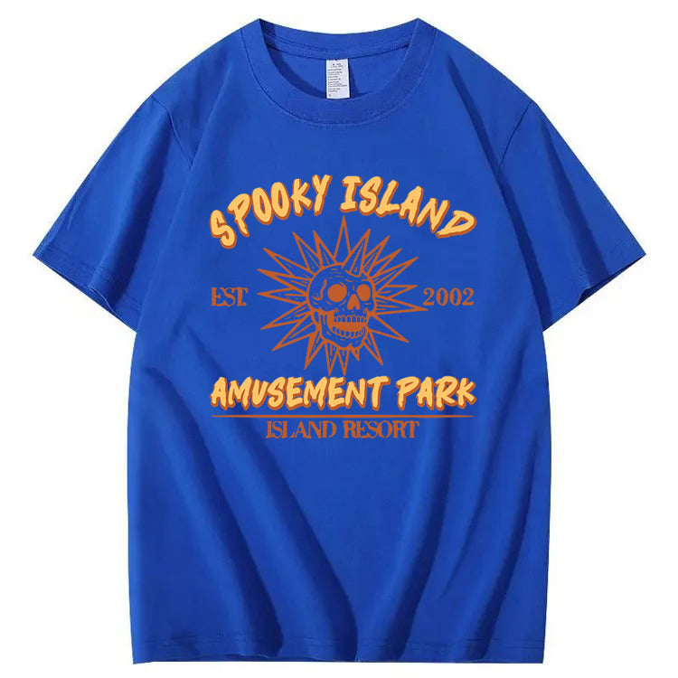 Spooky Island Halloween 100% Cotton T-Shirt