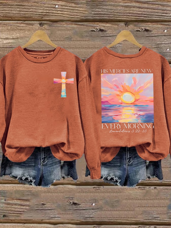 Women's His Mercies Are New Every Morning Feeling Sweatshirt