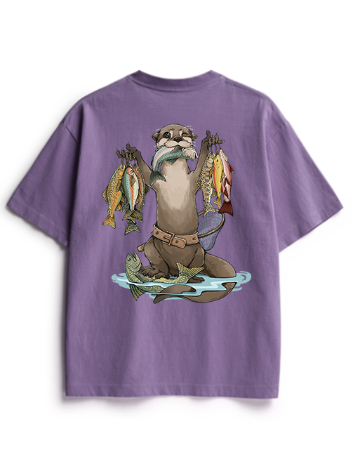 I Fish and I Win Unisex Heavyweight Cotton T-Shirt