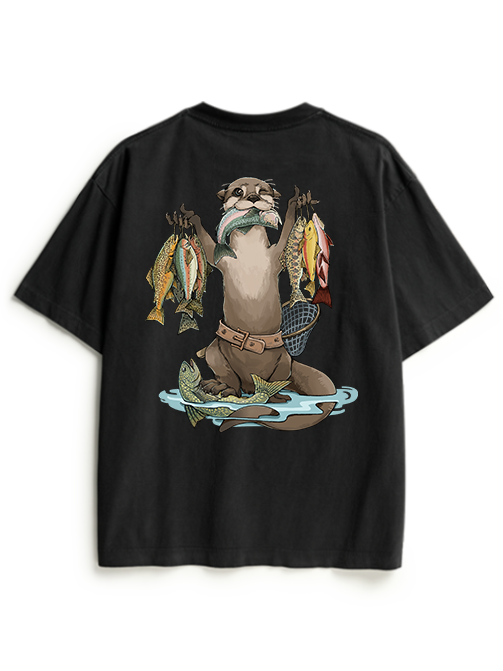 I Fish and I Win Unisex Heavyweight Cotton T-Shirt