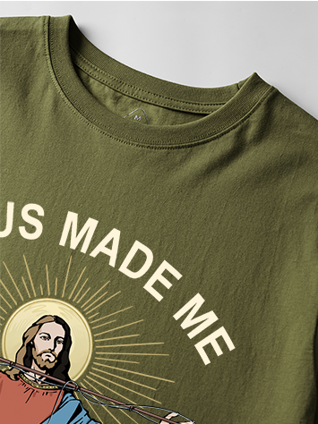 Jesus Made Me a Fisher of Men Unisex Classic Cotton Tee