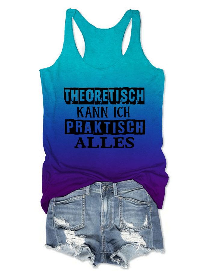 “Theoretically, I can do practically anything!” Women’s vest.
