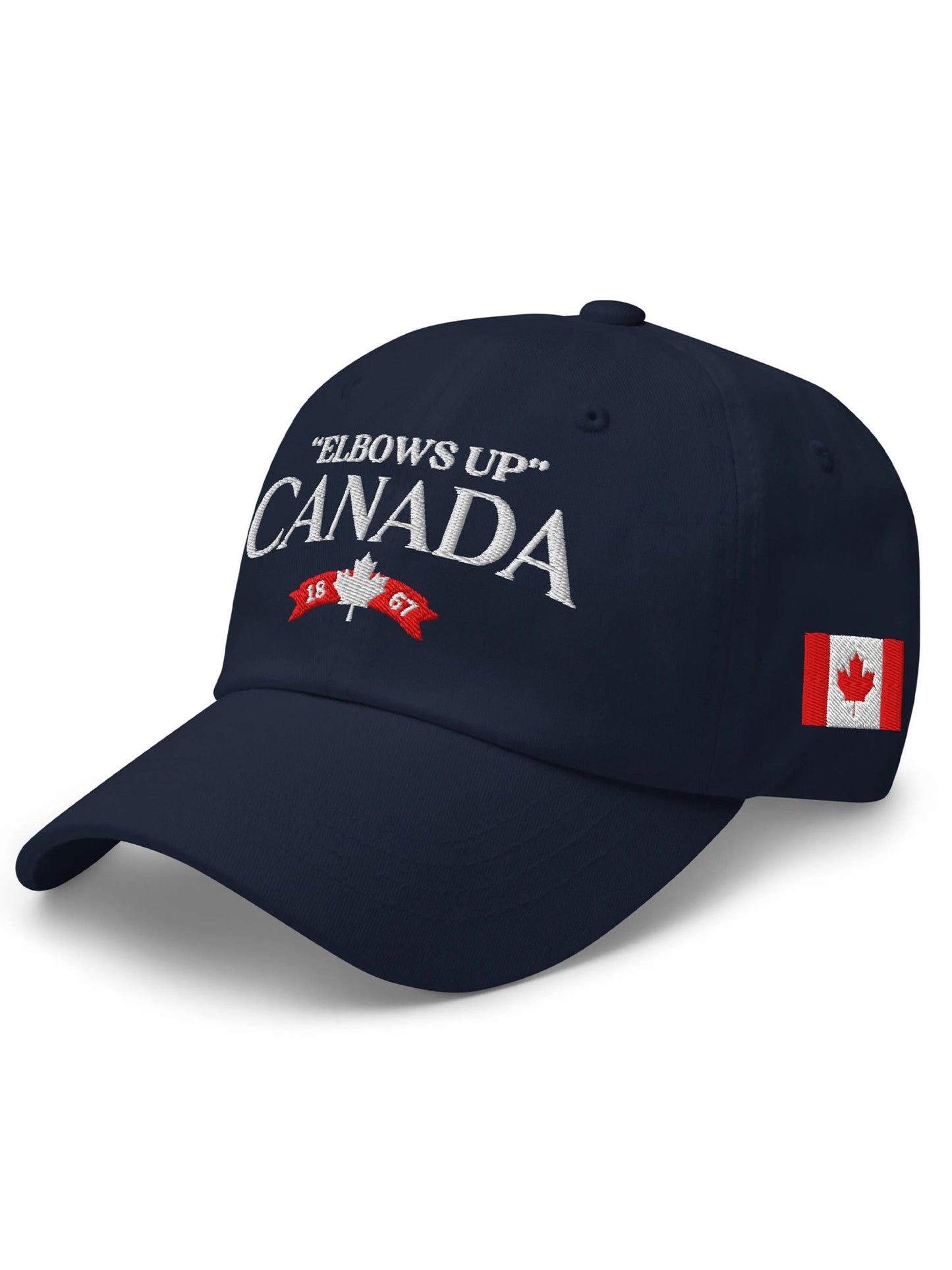 Unisex Elbows Up Canada 1867 Printed Baseball Cap