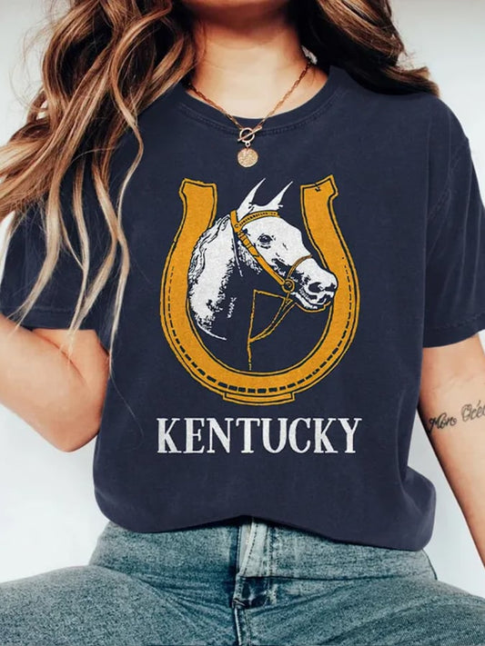 Women's Kentucky 151st Printed Casual T-Shirt