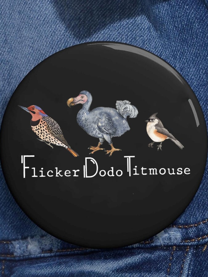 Unisex Animal "FDT" Brooch