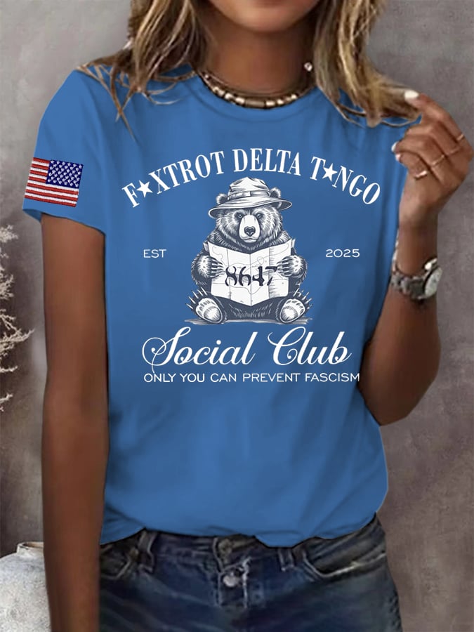 Women's FDT Print Casual T-shirt