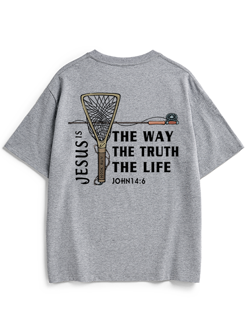 Fishing for Truth Unisex Heavyweight Cotton T-Shirt
