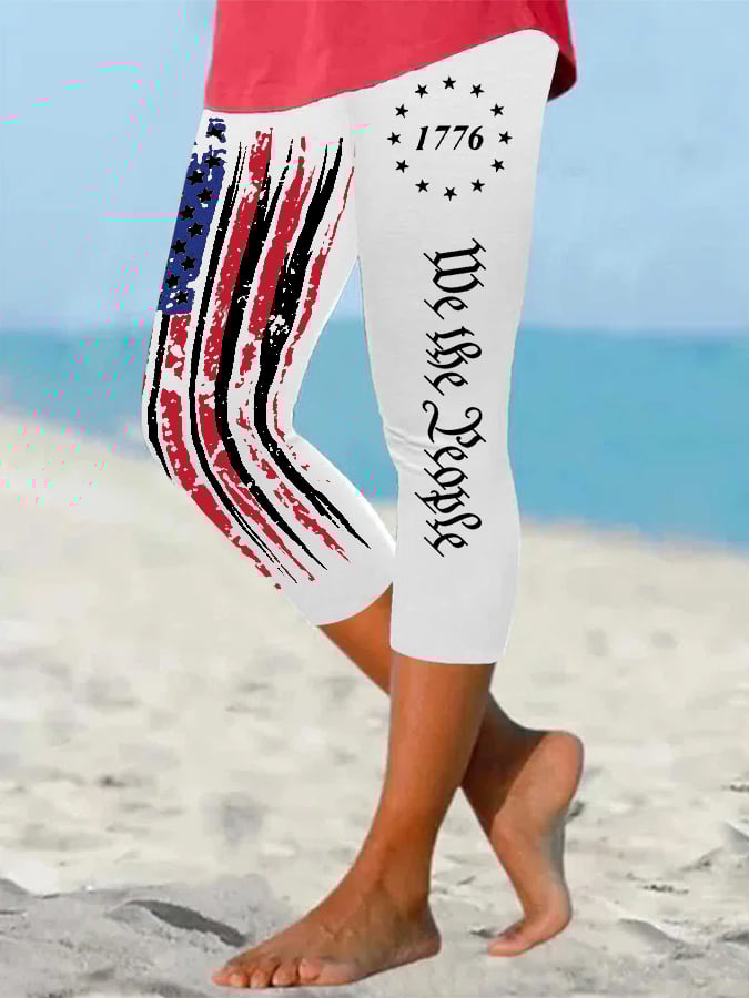 🔥Last Day 49% Off🔥Women's Independence Day Casual Leggings