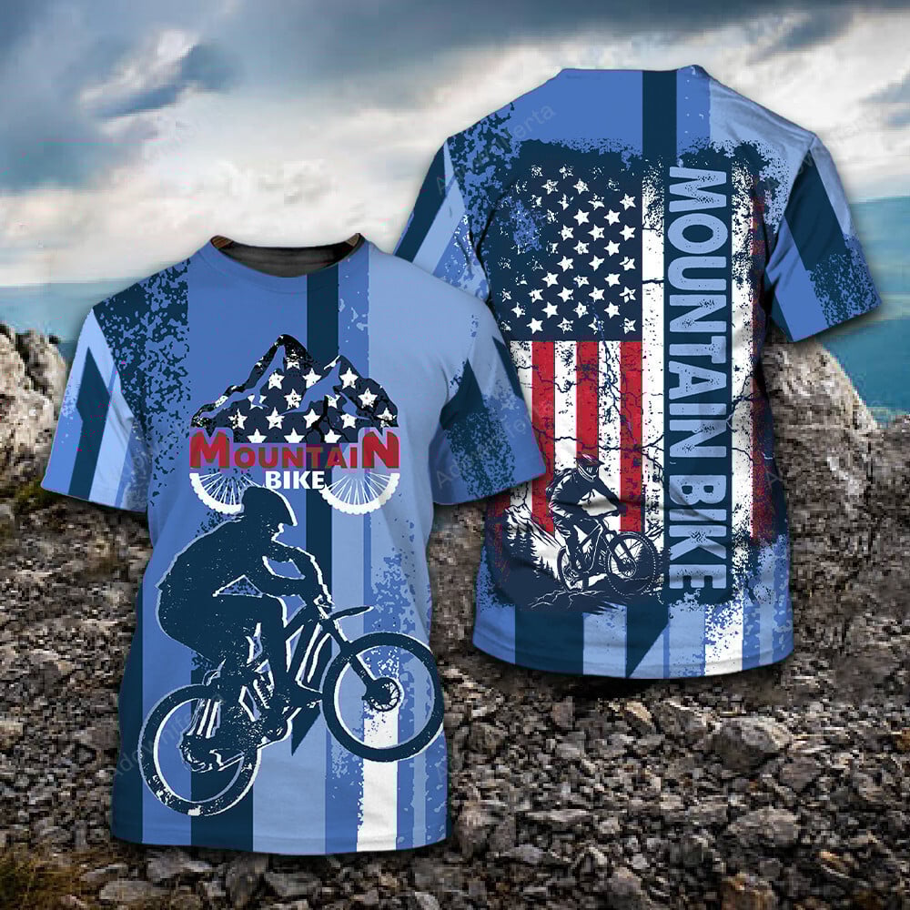 American Mountain Bike T-Shirt For Men & Women