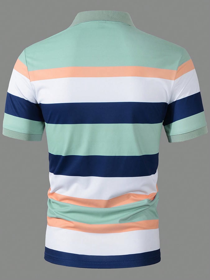 Lässiges Poloshirt für Herren mit Buchstabendruck