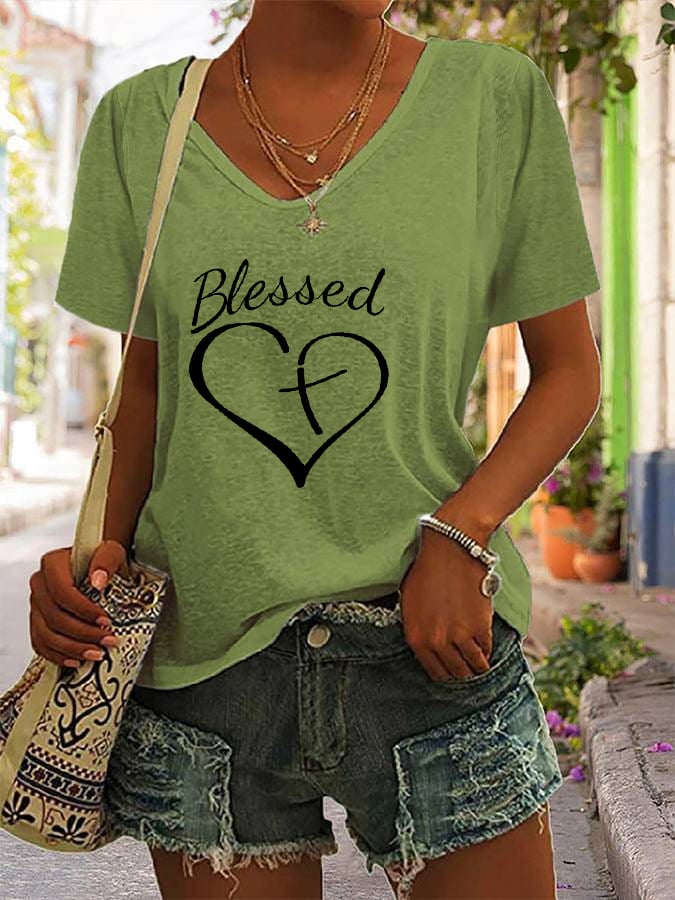Women's jesus has my back reversible print t-shirt