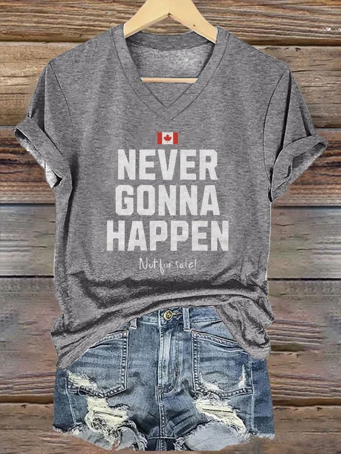 Women's Never Gonna Happen Print T-shirt