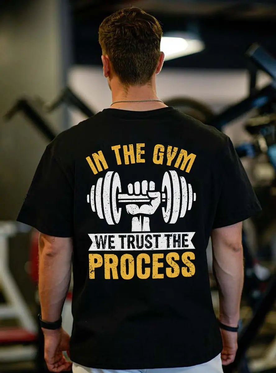 We Trust The Process Printed Men's T-shirt