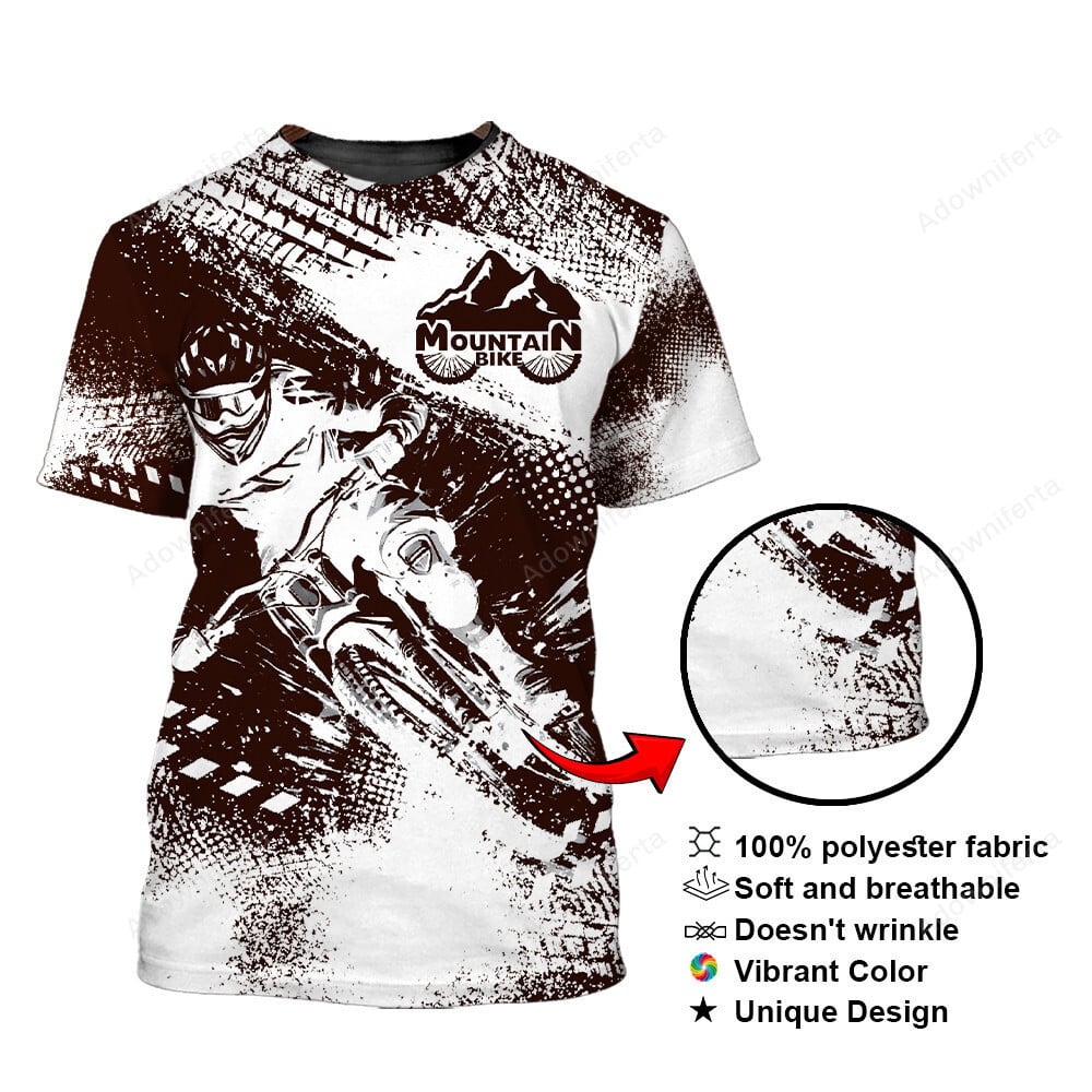 Mountain Bike Dirt T-Shirt For Men & Women