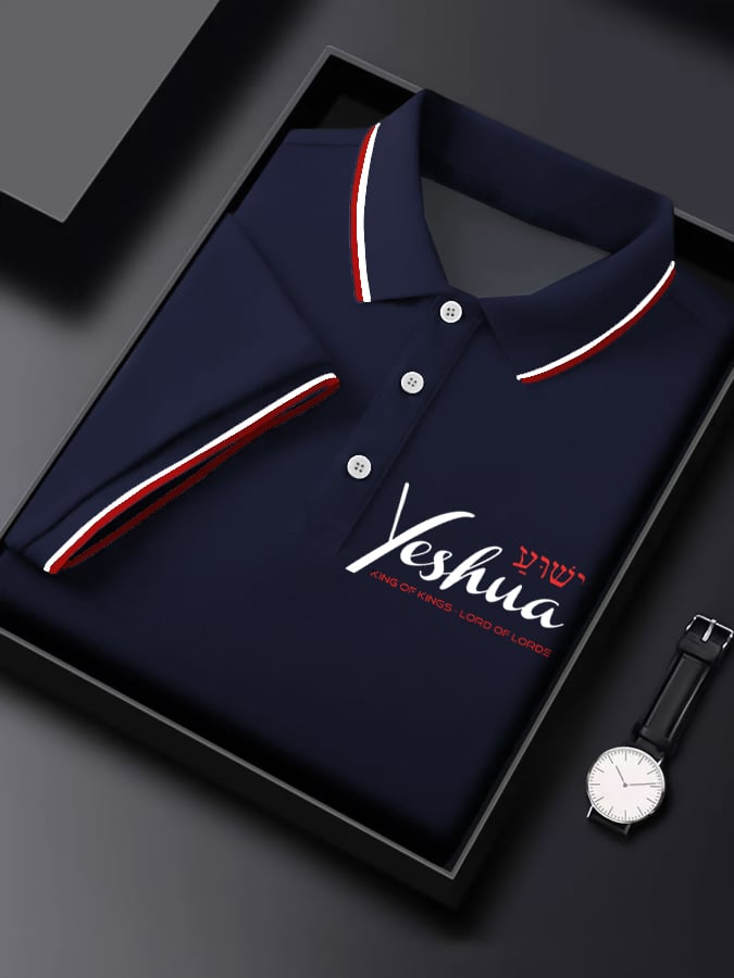 Men's Faith Contrast Polo Shirt