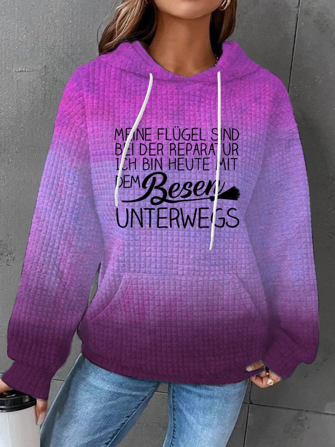 "Meine Flügel sind bei der Reparatur ..." Sweatshirt
