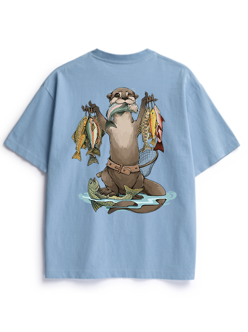 I Fish and I Win Unisex Heavyweight Cotton T-Shirt