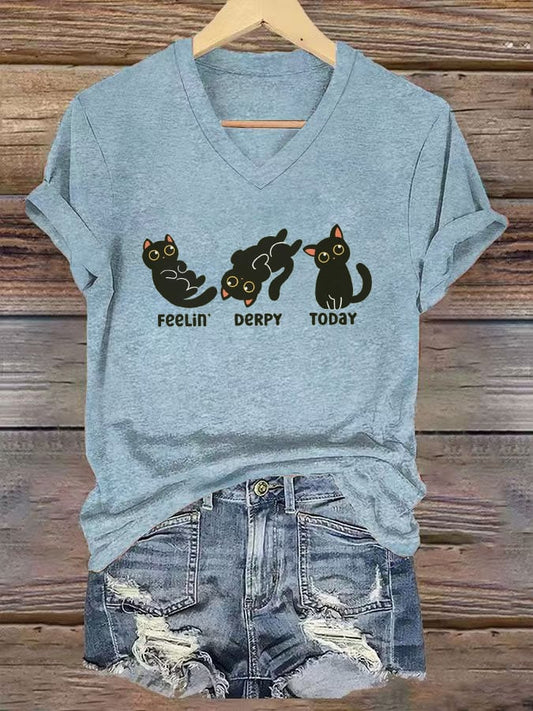 Women's FDT Print Casual T-Shirt