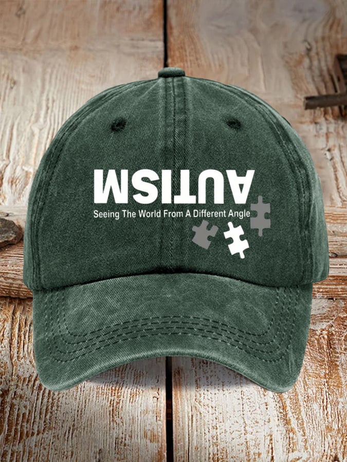 Retro Autism: Seeing The World From A Different Perspective Pride Baseball Cap