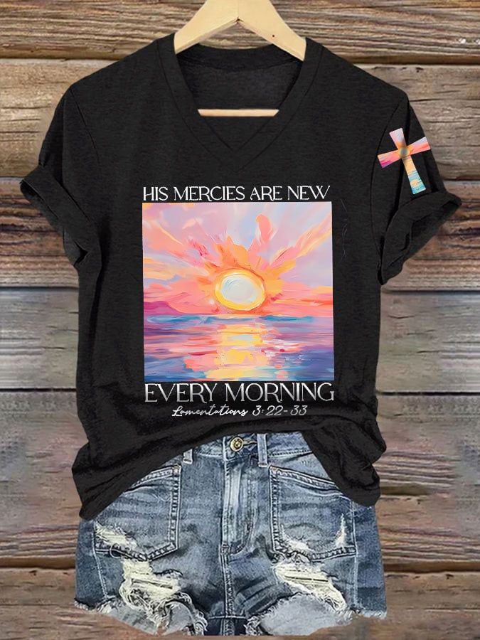Women's His Mercies Are New Every Morning Feeling T-Shirt