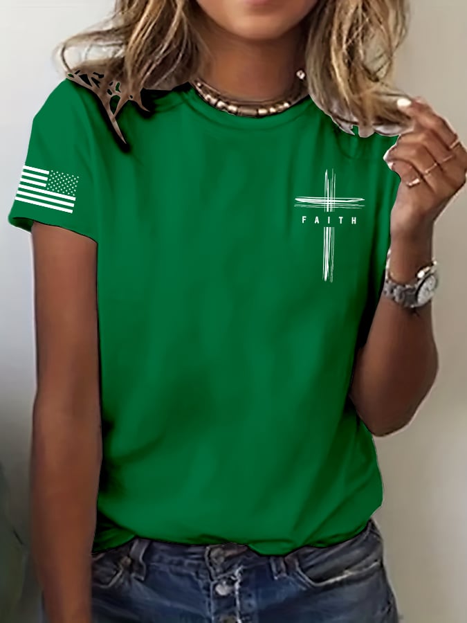 Women's Faith Print T-Shirt