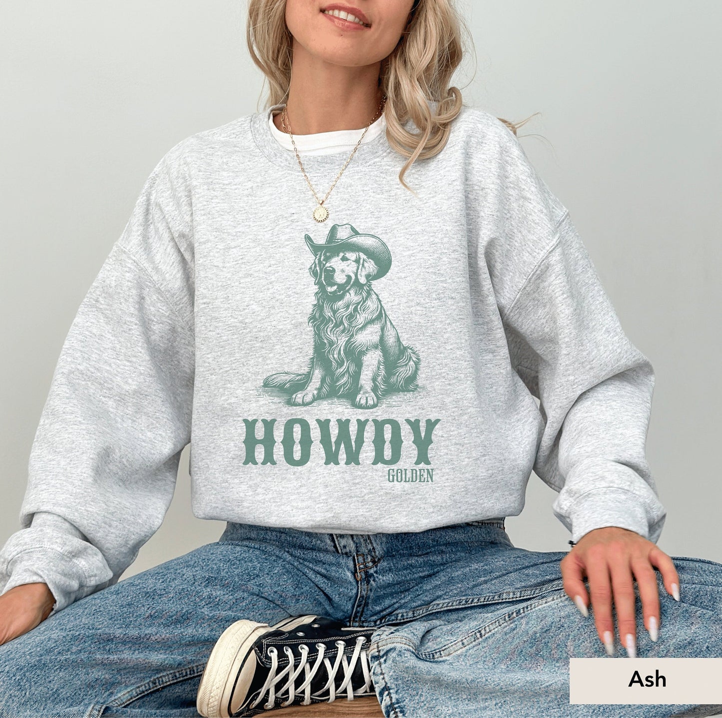 Golden Retriever Howdy Sweatshirt