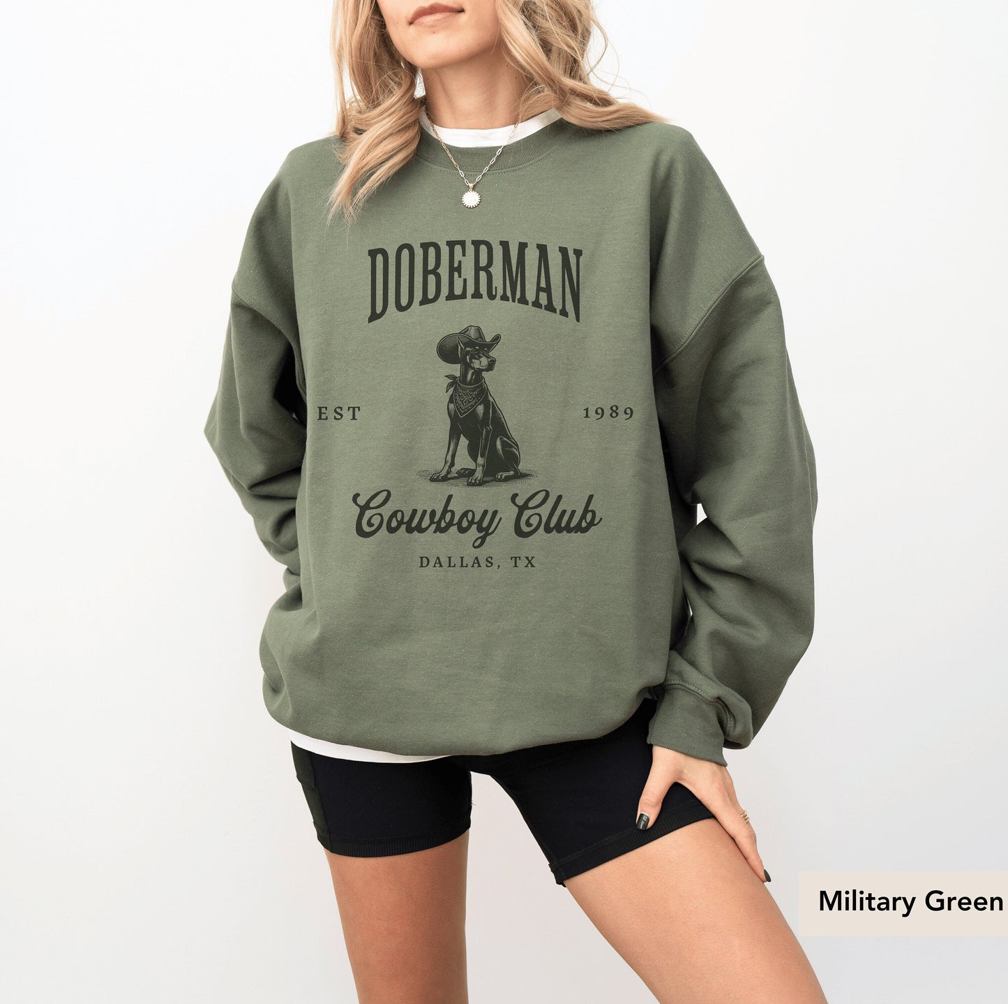Doberman Cowboy Club Sweatshirt