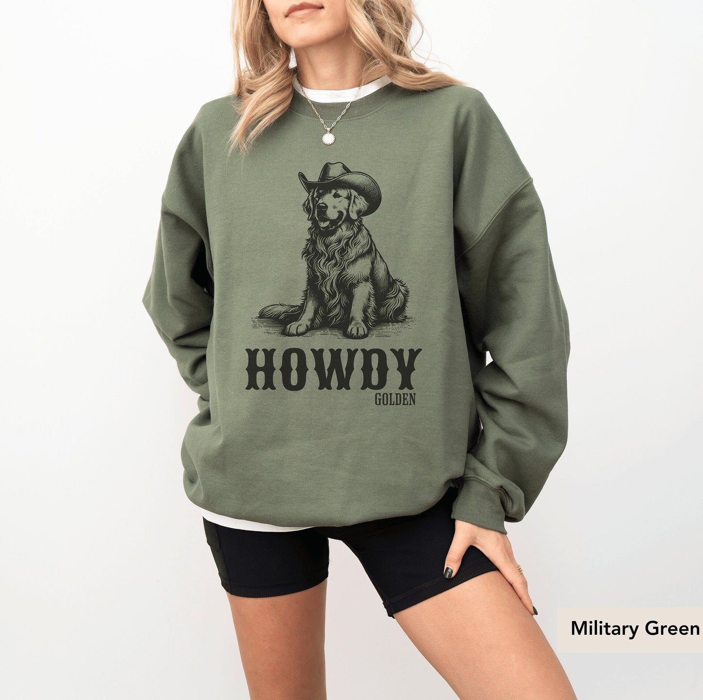 Golden Retriever Howdy Sweatshirt