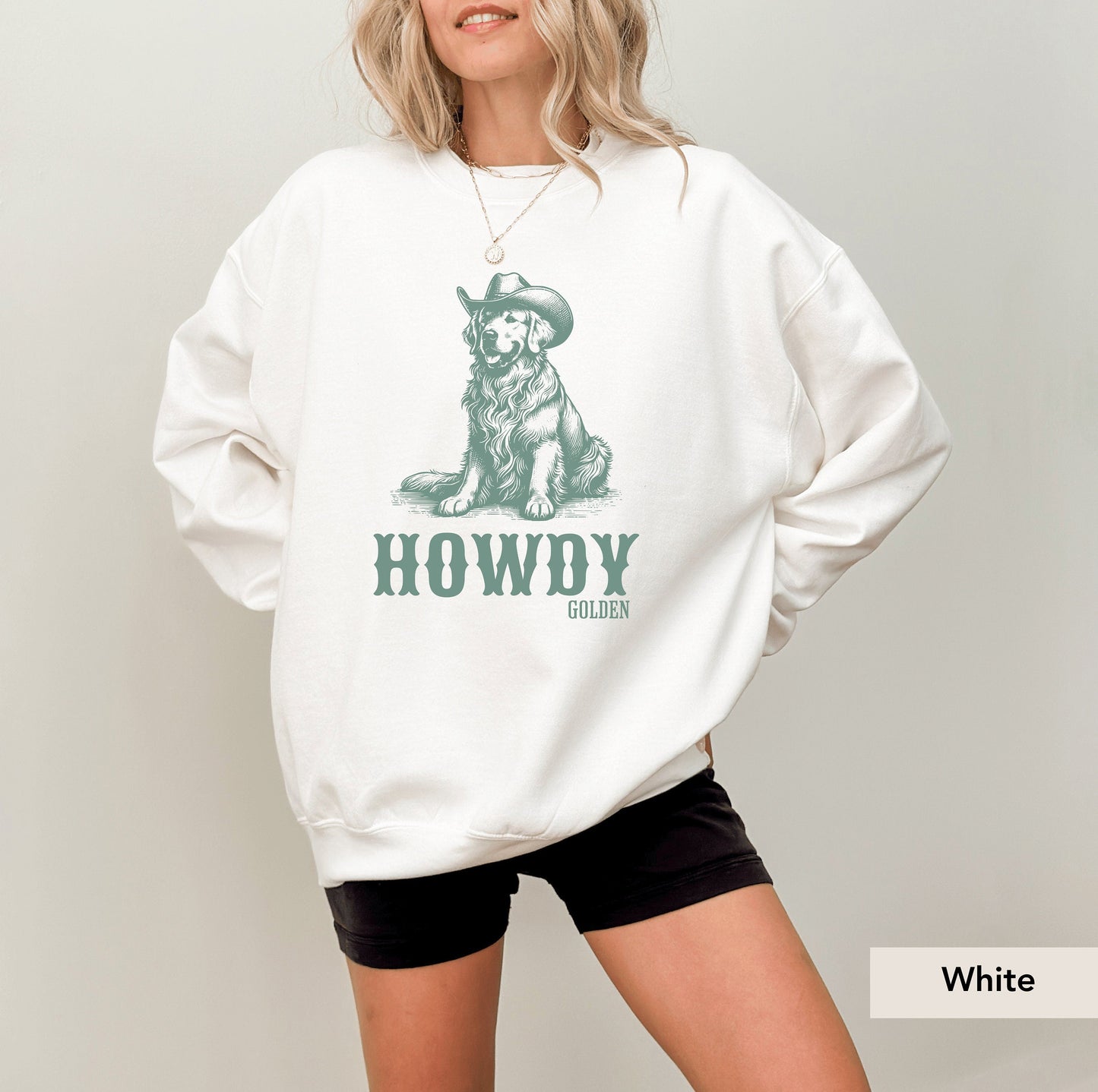 Golden Retriever Howdy Sweatshirt